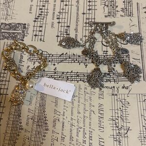 Juicy Couture & Bella * Jack Set of 2 Charm Bracelets